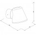 Φωτιστικό Σποτ Μονής Κατεύθυνσης GU10 230V Polycarbonate Μαύρο IP54 Shasta